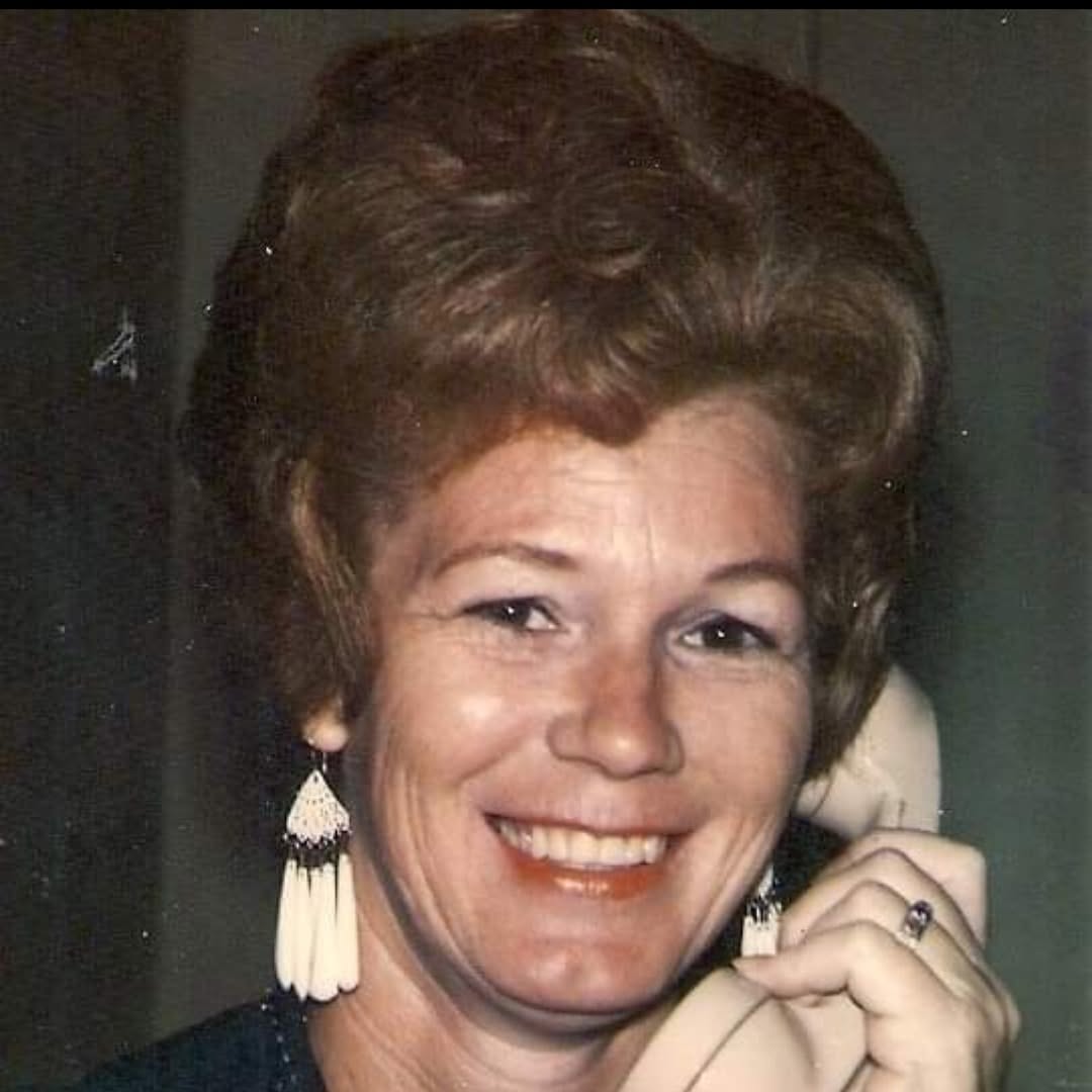 Norma on the phone